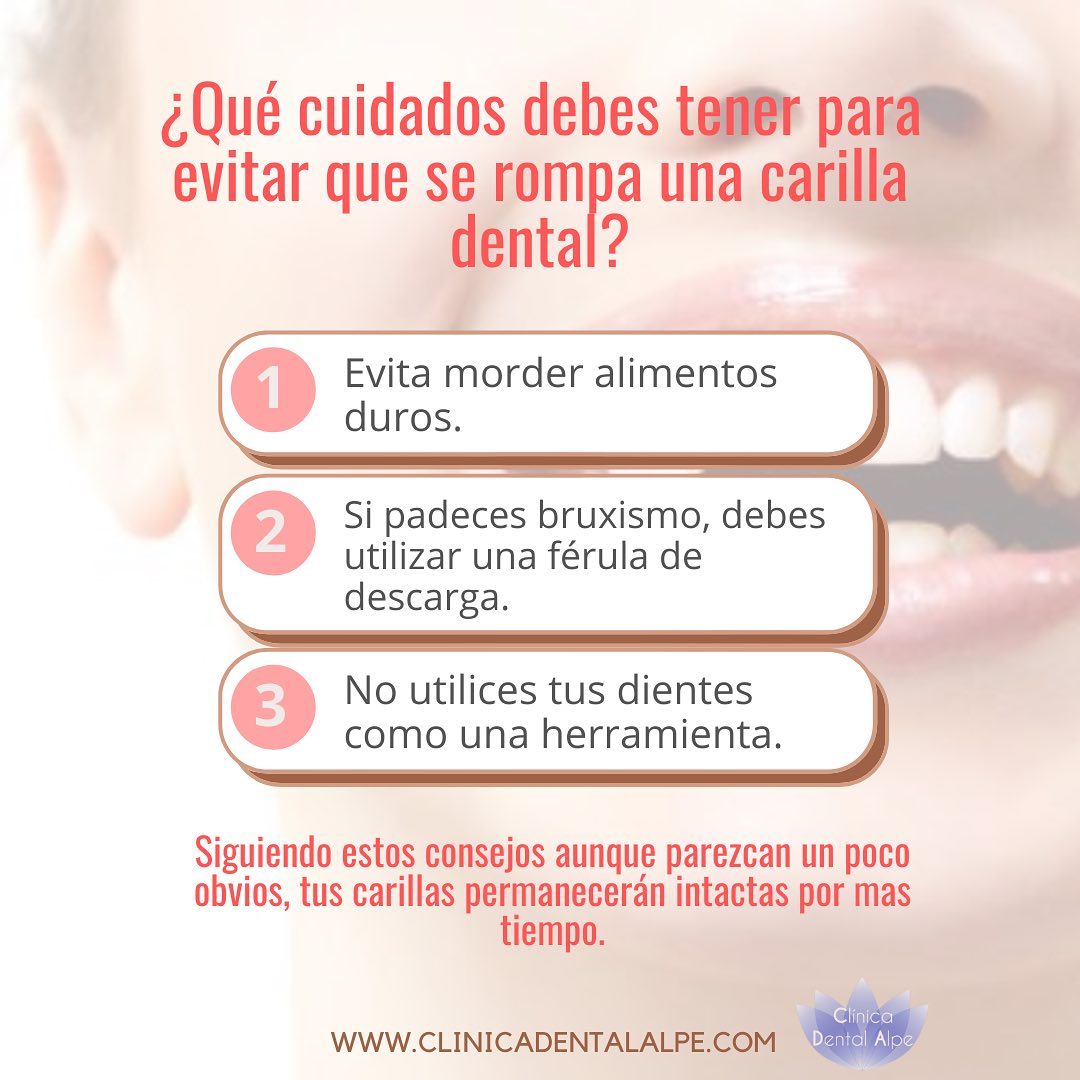 ¿Qué cuidados debes tener para evitar que se rompa una carilla dental? 🦷
•
•
•
•
#carillasdentales 
#clinicadentalalpe 
#diseñodesonrisa 
#esteticadental 
#cuidamostusonrisa